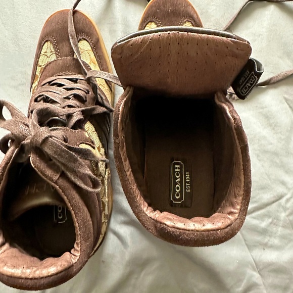 EUC COACH wedge sneakers - Picture 6 of 7